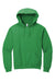 Jerzees 996M/996/996MR Mens NuBlend Pill Resistant Fleece Hooded Sweatshirt Hoodie w/ Pouch Pocket Kelly Green Flat Front