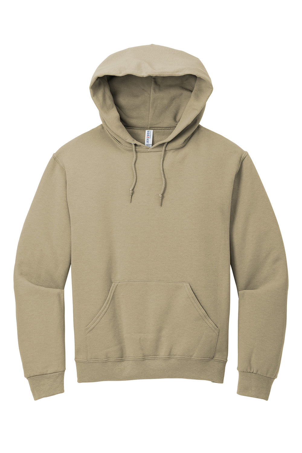 Jerzees 996M/996/996MR Mens NuBlend Pill Resistant Fleece Hooded Sweatshirt Hoodie w/ Pouch Pocket Khaki Flat Front