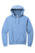 Jerzees 996M/996/996MR Mens NuBlend Pill Resistant Fleece Hooded Sweatshirt Hoodie w/ Pouch Pocket Light Blue Flat Front