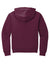 Jerzees 996M/996/996MR Mens NuBlend Pill Resistant Fleece Hooded Sweatshirt Hoodie w/ Pouch Pocket Maroon Flat Back