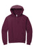 Jerzees 996M/996/996MR Mens NuBlend Pill Resistant Fleece Hooded Sweatshirt Hoodie w/ Pouch Pocket Maroon Flat Front