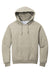 Jerzees 996M/996/996MR Mens NuBlend Pill Resistant Fleece Hooded Sweatshirt Hoodie w/ Pouch Pocket Heather Oatmeal Flat Front