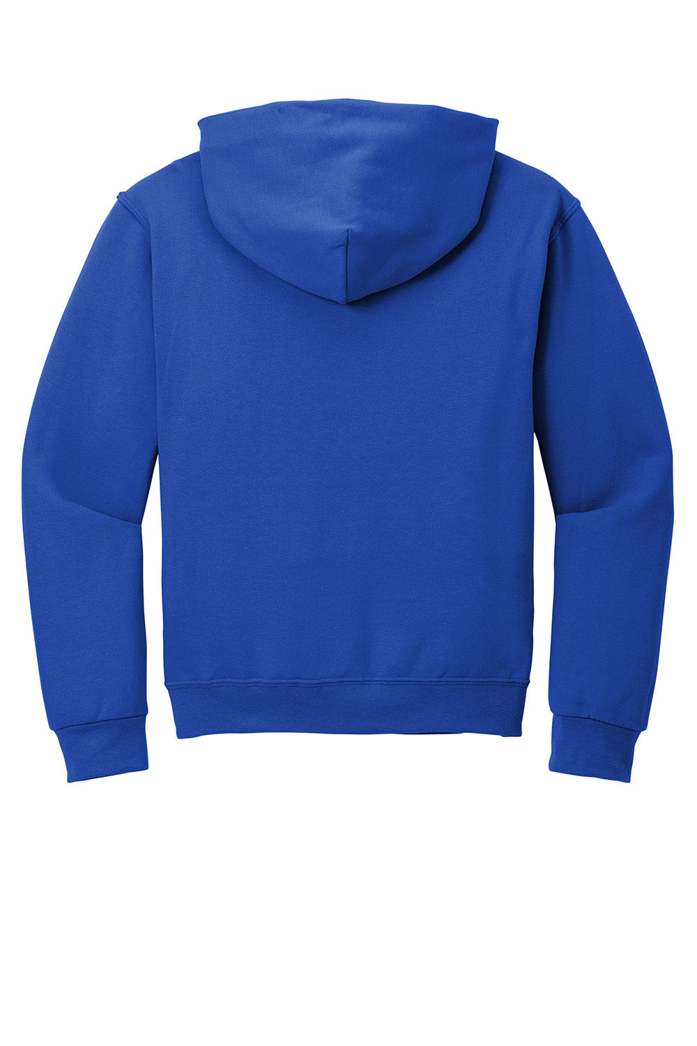 Jerzees 996M/996/996MR Mens NuBlend Pill Resistant Fleece Hooded Sweatshirt Hoodie w/ Pouch Pocket Royal Blue Flat Back