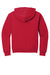 Jerzees 996M/996/996MR Mens NuBlend Pill Resistant Fleece Hooded Sweatshirt Hoodie w/ Pouch Pocket True Red Flat Back