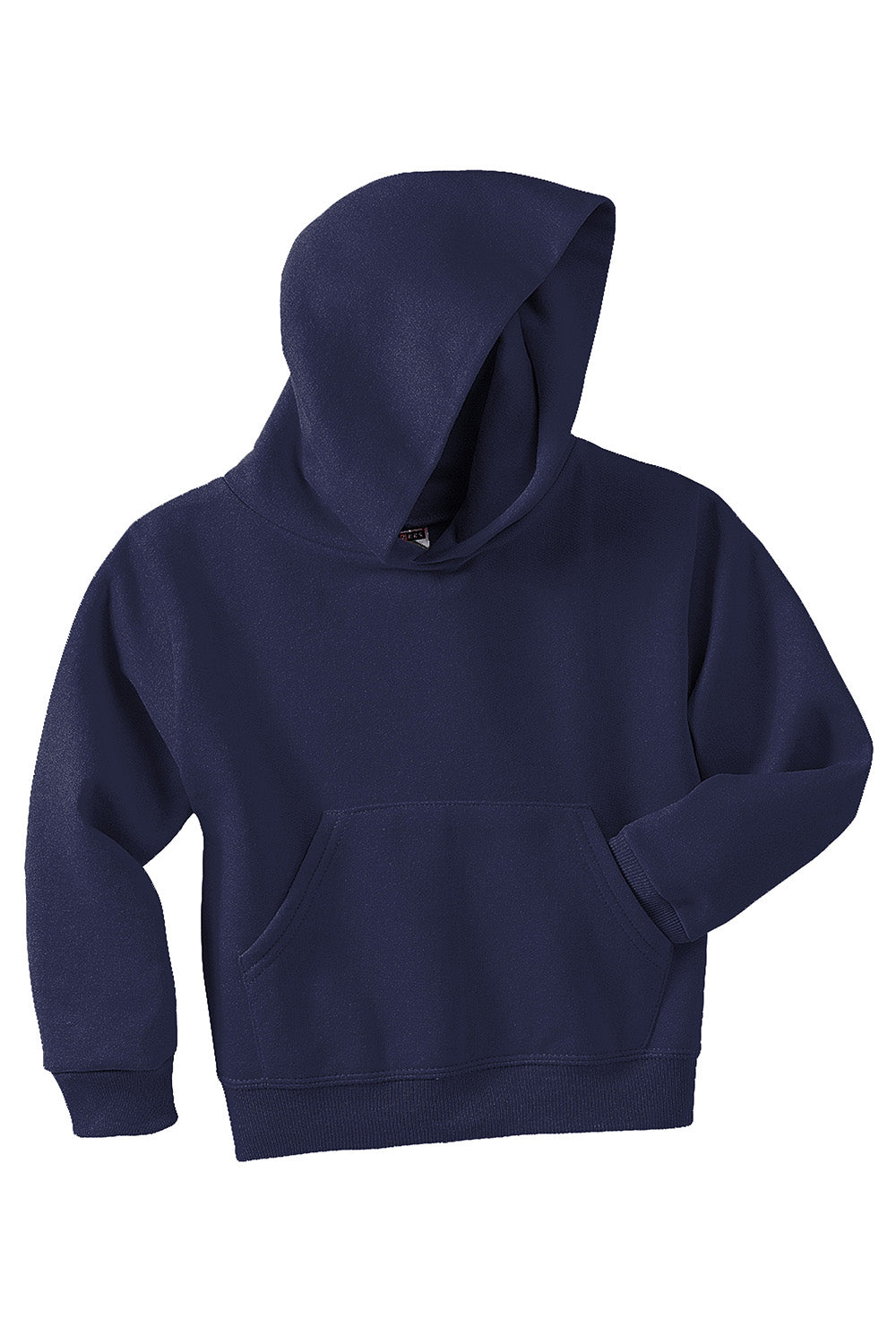 Jerzees 996Y/996YR Youth NuBlend Pill Resistant Fleece Hooded Sweatshirt Hoodie w/ Pouch Pocket Navy Blue Flat Front