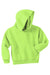 Jerzees 996Y/996YR Youth NuBlend Pill Resistant Fleece Hooded Sweatshirt Hoodie w/ Pouch Pocket Neon Green Flat Front