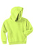 Jerzees 996Y/996YR Youth NuBlend Pill Resistant Fleece Hooded Sweatshirt Hoodie w/ Pouch Pocket Safety Green Flat Front