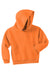 Jerzees 996Y/996YR Youth NuBlend Pill Resistant Fleece Hooded Sweatshirt Hoodie w/ Pouch Pocket Safety Orange Flat Front