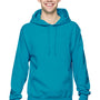 Jerzees Mens NuBlend Pill Resistant Fleece Hooded Sweatshirt Hoodie w/ Pouch Pocket - California Blue