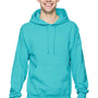 Jerzees Mens NuBlend Pill Resistant Fleece Hooded Sweatshirt Hoodie w/ Pouch Pocket - Scuba Blue