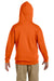 Jerzees 996Y/996YR Youth NuBlend Pill Resistant Fleece Hooded Sweatshirt Hoodie w/ Pouch Pocket Safety Orange Model Back