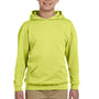 Jerzees Youth NuBlend Pill Resistant Fleece Hooded Sweatshirt Hoodie w/ Pouch Pocket - Safety Green