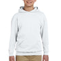 Jerzees Youth NuBlend Pill Resistant Fleece Hooded Sweatshirt Hoodie w/ Pouch Pocket - Ash Grey