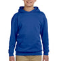 Jerzees Youth NuBlend Pill Resistant Fleece Hooded Sweatshirt Hoodie w/ Pouch Pocket - Royal Blue