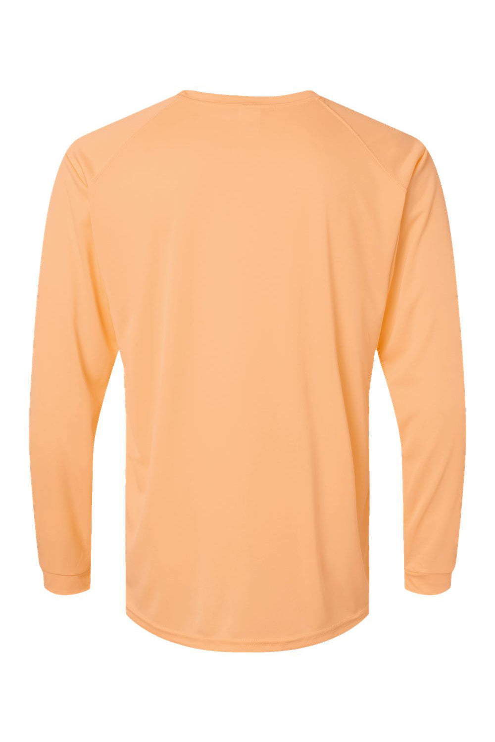 Paragon 210 Mens Islander Performance Long Sleeve Crewneck T-Shirt Coral Flat Back