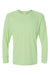 Paragon 210 Mens Islander Performance Long Sleeve Crewneck T-Shirt Limeade Green Flat Front