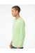 Paragon 210 Mens Islander Performance Long Sleeve Crewneck T-Shirt Limeade Green Model Side