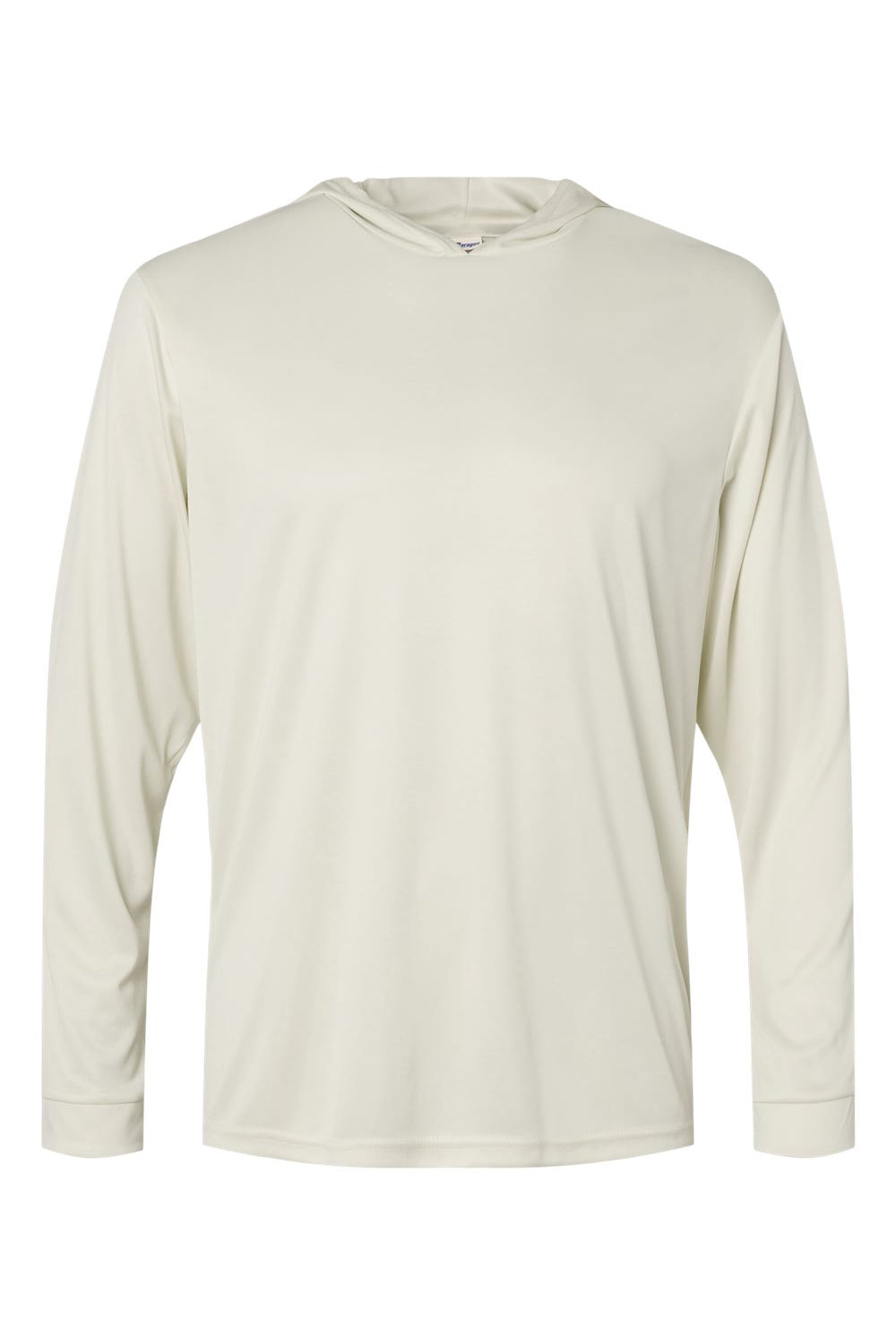 Paragon 220 Mens Bahama Performance Long Sleeve Hooded T-Shirt Hoodie Sand Flat Front