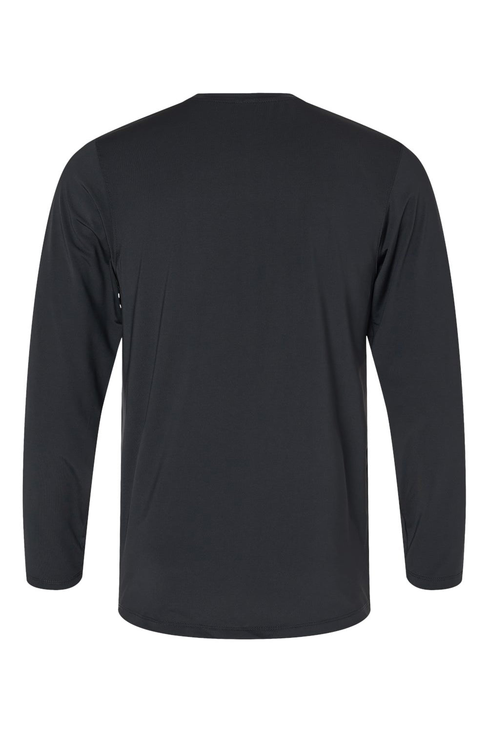 Paragon 222 Mens Aruba Extreme Performance Long Sleeve Crewneck T-Shirt Black Flat Back