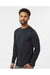 Paragon 222 Mens Aruba Extreme Performance Long Sleeve Crewneck T-Shirt Black Model Side