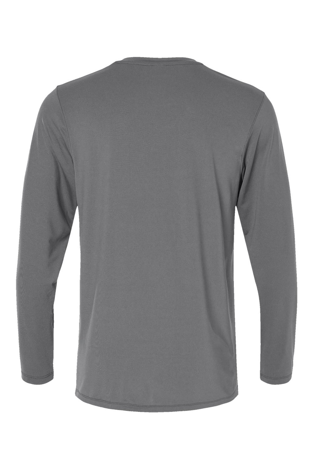 Paragon 222 Mens Aruba Extreme Performance Long Sleeve Crewneck T-Shirt Medium Grey Flat Back