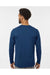 Paragon 222 Mens Aruba Extreme Performance Long Sleeve Crewneck T-Shirt Navy Blue Model Back