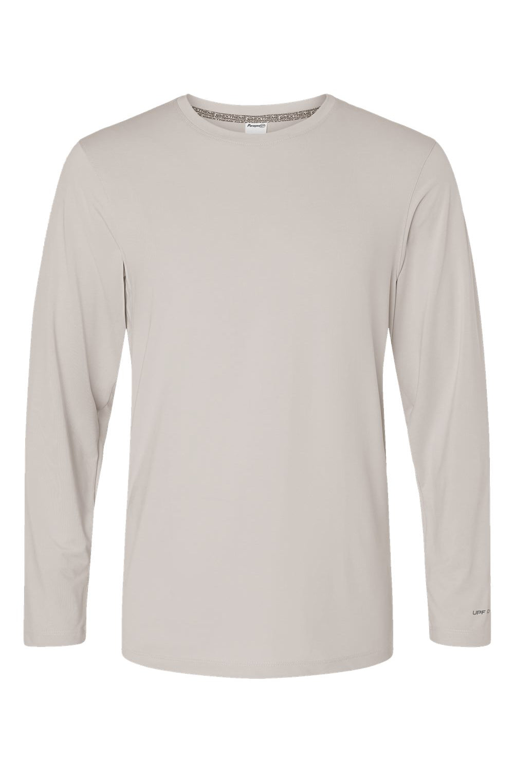 Paragon 222 Mens Aruba Extreme Performance Long Sleeve Crewneck T-Shirt Sand Flat Front