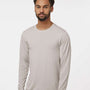 Paragon Mens Aruba Extreme Performance Moisture Wicking Long Sleeve Crewneck T-Shirt - Sand - NEW