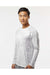 Paragon 228 Mens Cabo Camo Performance Long Sleeve Crewneck T-Shirt Aluminum Grey Model Side