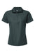 Paragon 504 Womens Sebring Performance Short Sleeve Polo Shirt Carbon Grey Flat Front