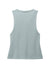 Allmade AL2020 Womens Muscle Tank Top Aluminum Grey Flat Back