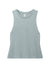 Allmade AL2020 Womens Muscle Tank Top Aluminum Grey Flat Front