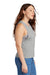 Allmade AL2020 Womens Muscle Tank Top Aluminum Grey Model Side