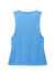 Allmade AL2020 Womens Muscle Tank Top Azure Blue Flat Back