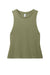 Allmade AL2020 Womens Muscle Tank Top Olive You Green Flat Front