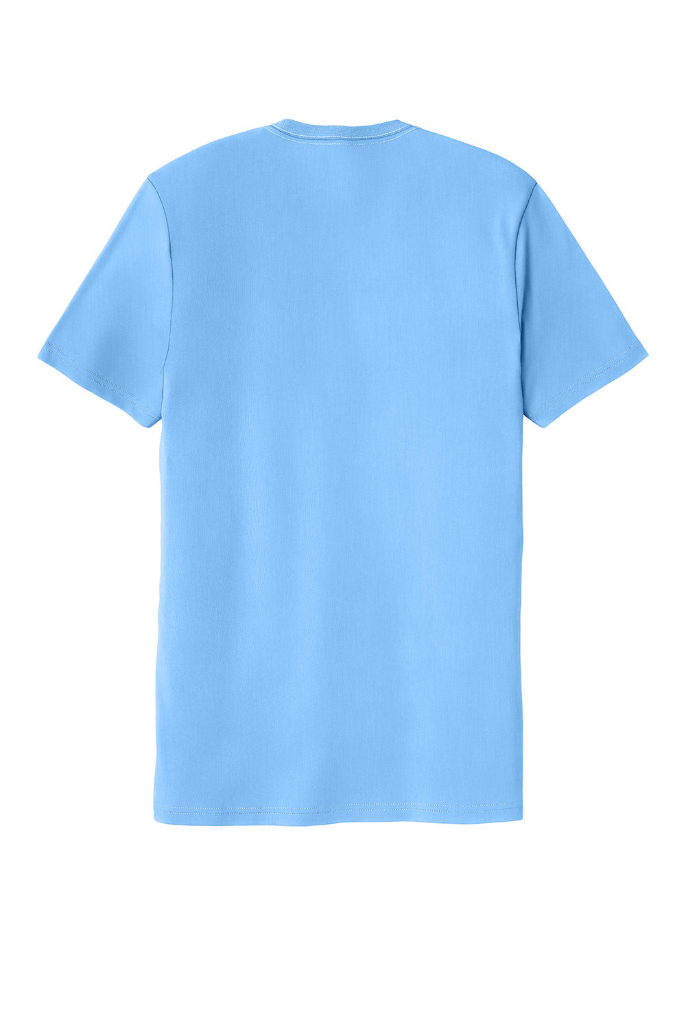 Allmade AL2100 Mens Organic Short Sleeve Crewneck T-Shirt Arctic Blue Flat Back