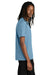 Allmade AL2100 Mens Organic Short Sleeve Crewneck T-Shirt Arctic Blue Model Side