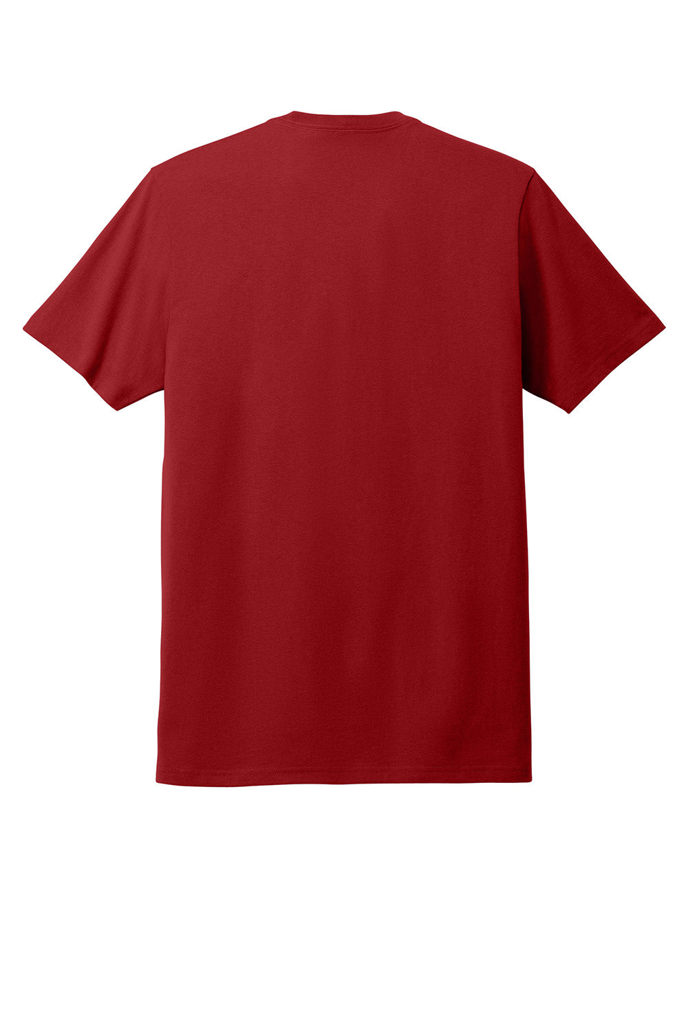 Allmade AL3000 Mens Recycled Short Sleeve Crewneck T-Shirt Beet Red Flat Back