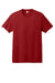 Allmade AL3000 Mens Recycled Short Sleeve Crewneck T-Shirt Beet Red Flat Front