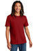 Allmade AL3000 Mens Recycled Short Sleeve Crewneck T-Shirt Beet Red Model Front