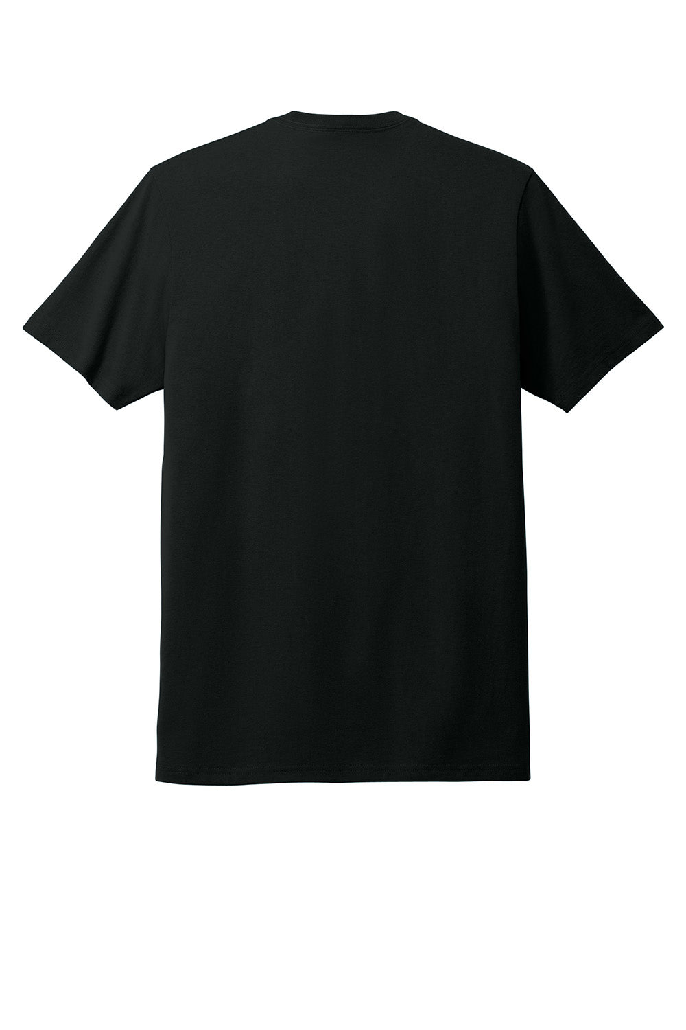 Allmade AL3000 Mens Recycled Short Sleeve Crewneck T-Shirt Deep Black Flat Back