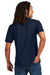 Allmade AL3000 Mens Recycled Short Sleeve Crewneck T-Shirt Night Sky Navy Blue Model Back