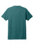 Allmade AL3000 Mens Recycled Short Sleeve Crewneck T-Shirt Oceanic Teal Blue Flat Back