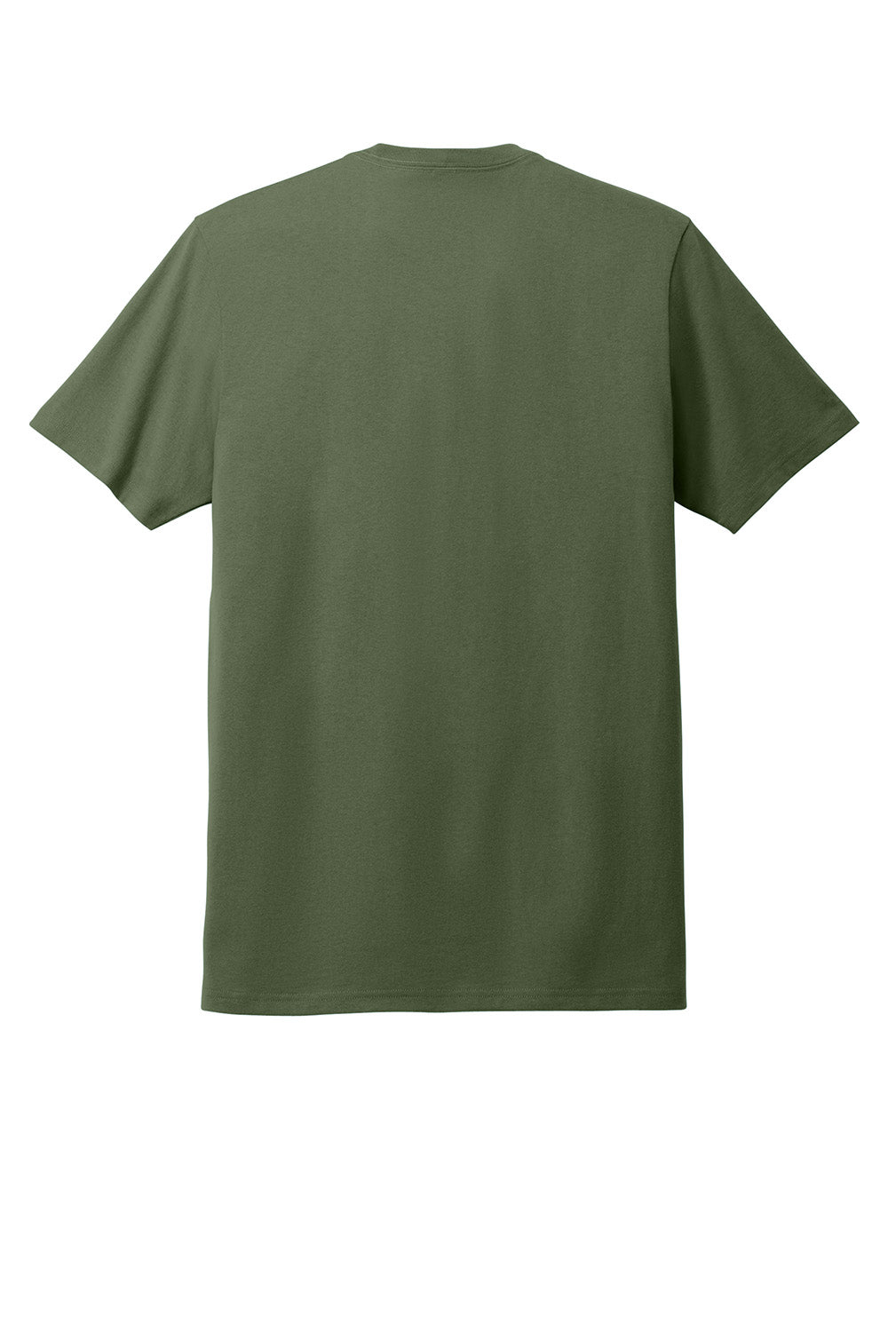 Allmade AL3000 Mens Recycled Short Sleeve Crewneck T-Shirt Olive You Green Flat Back