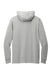 Allmade AL6003 Mens Long Sleeve Hooded T-Shirt Hoodie Aluminum Grey Flat Back