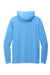 Allmade AL6003 Mens Long Sleeve Hooded T-Shirt Hoodie Azure Blue Flat Back