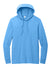 Allmade AL6003 Mens Long Sleeve Hooded T-Shirt Hoodie Azure Blue Flat Front