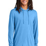 Allmade Mens Long Sleeve Hooded T-Shirt Hoodie - Azure Blue - New