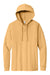 Allmade AL6305 Mens Mineral Dye Long Sleeve Hooded T-Shirt Hoodie Golden Wheat Flat Front