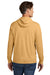 Allmade AL6305 Mens Mineral Dye Long Sleeve Hooded T-Shirt Hoodie Golden Wheat Model Back